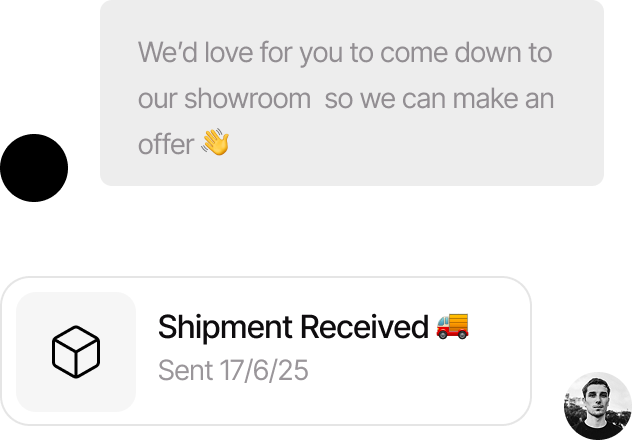 Shipment received
