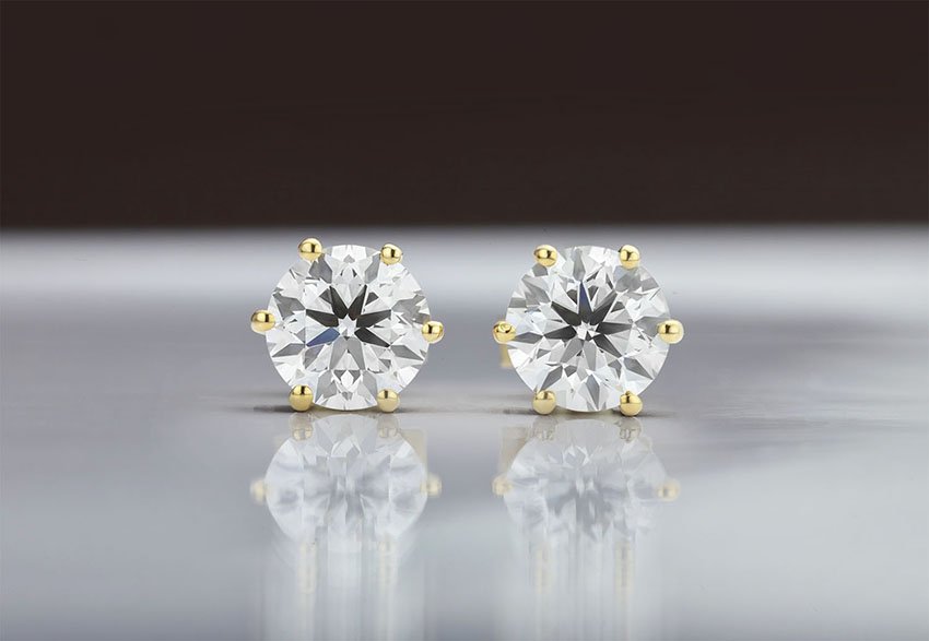 Lab Grown Diamond Earrings 1ct
