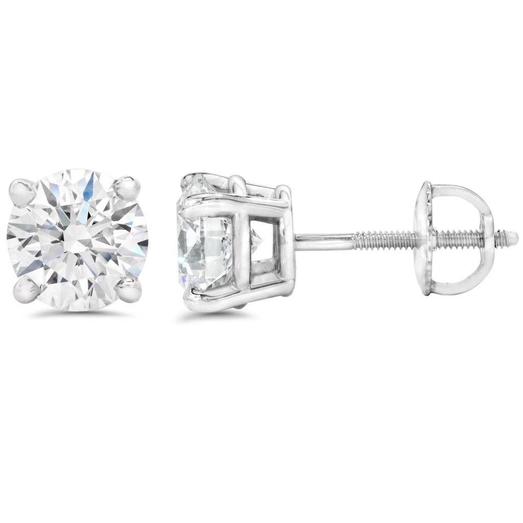 Lab Grown Diamond Earrings 1.50ct 3